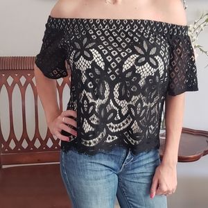Off the shoulder blouse